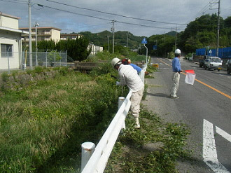 除草ボランティア活動