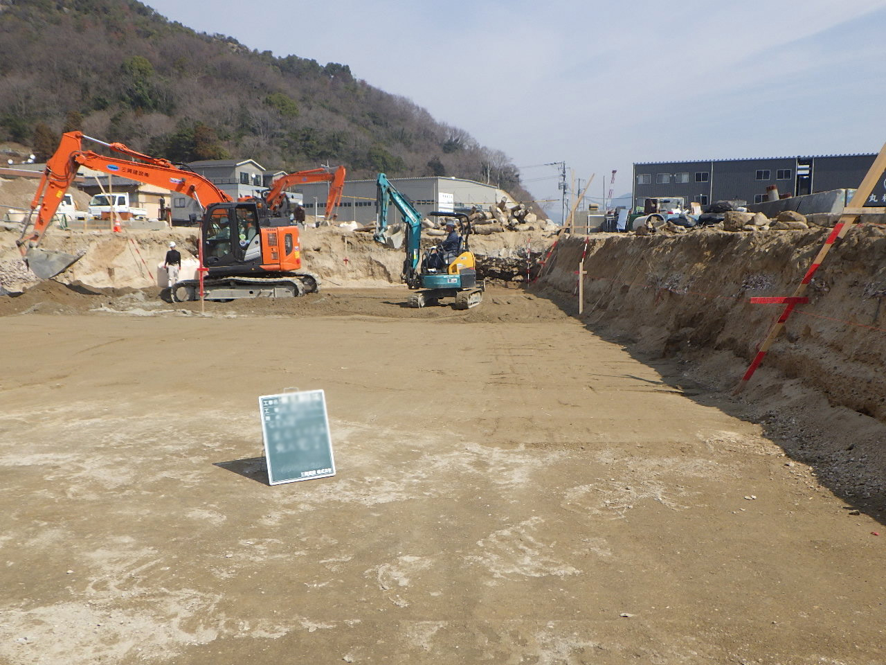 地盤改良工　路床盛土